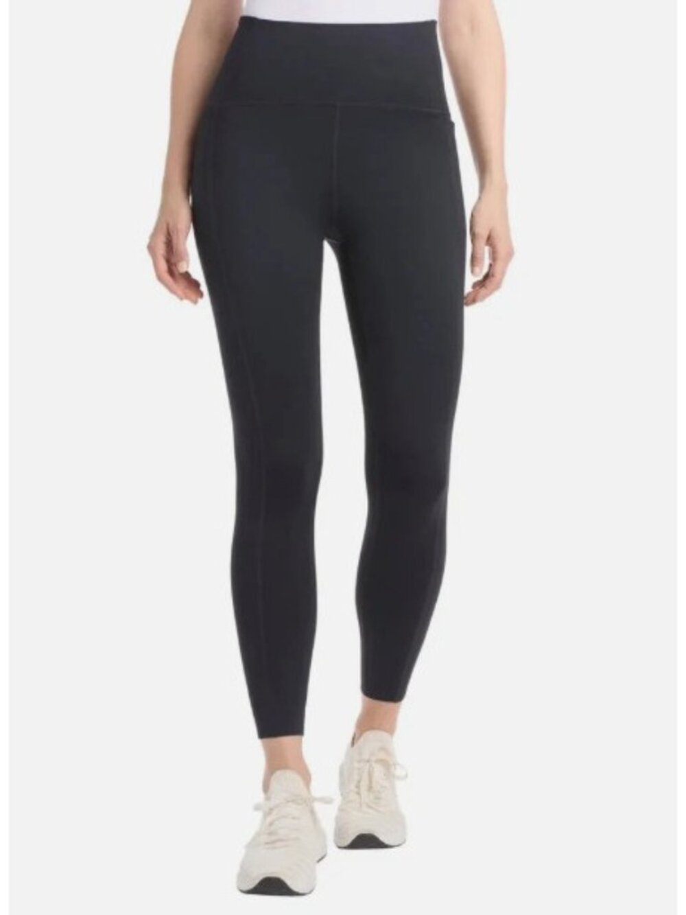 Danskin Streamline Pocket Leggings-Black Salt-Size Medium-NWT